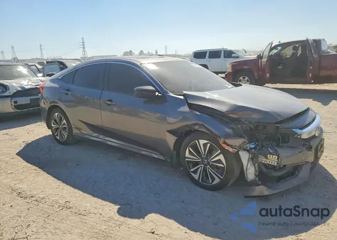 2018 Honda Civic Ex from USA, damaged, VIN JHMFC1F34JX034345